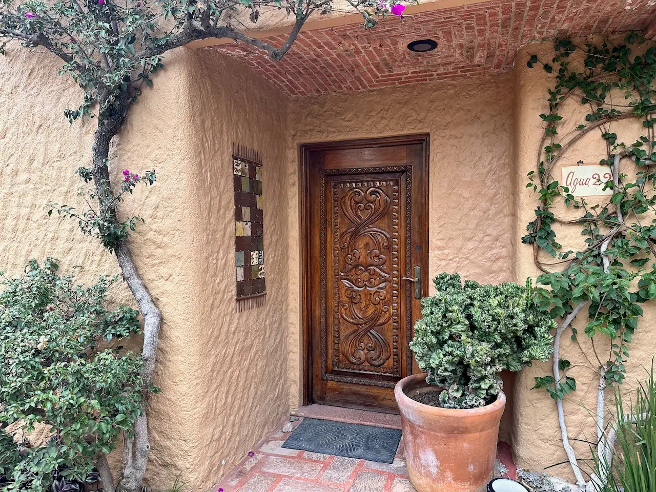 Carved Wood Door